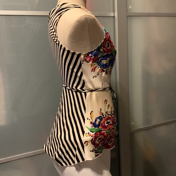 Mixed media Blouse - Picture 2 of 3